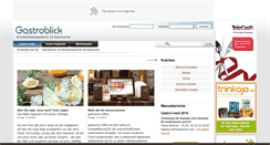 Desktop Screenshot of gastroblick.de