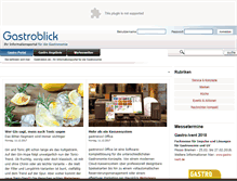 Tablet Screenshot of gastroblick.de